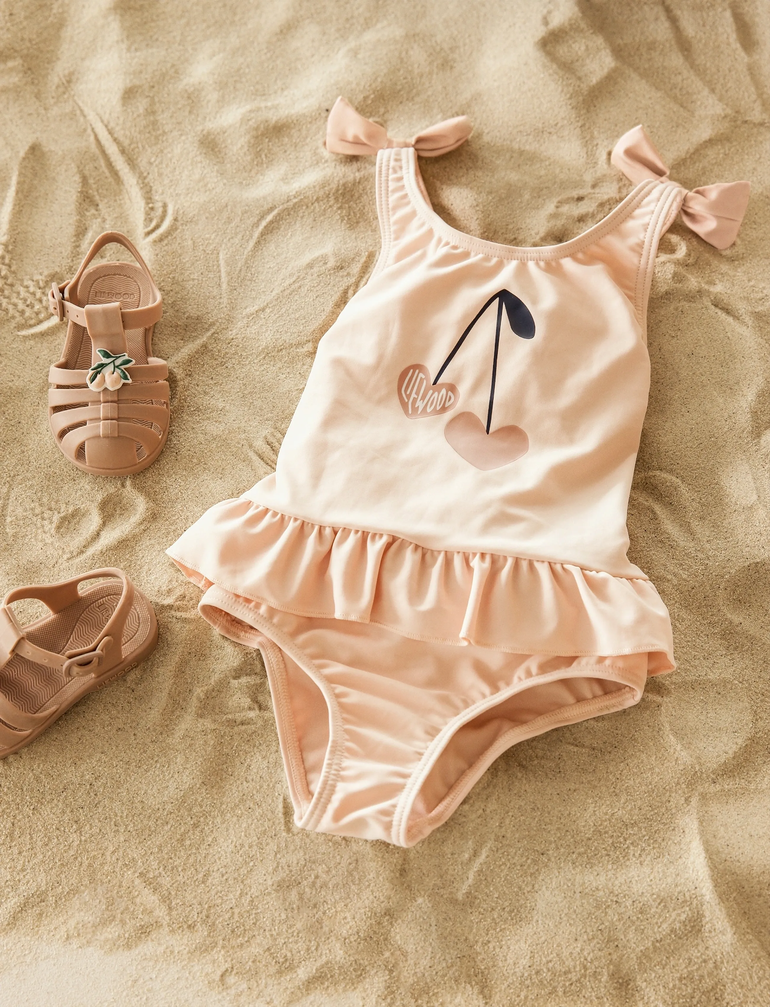 Liewood Amara Swimsuit W Bow, 122, Bademode, Rosa - Swimsuits, Kinder