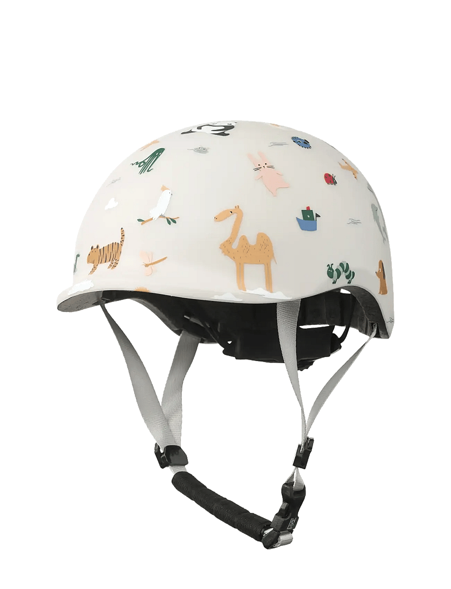 Liewood - Milly Bike Helmet - hjälmar och skydd - around the world / sandy - 0