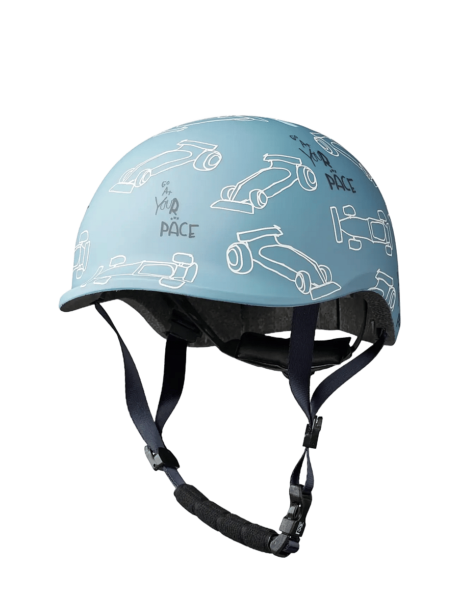 Liewood - Milly Bike Helmet - hjälmar och skydd - race cars / beach blue - 0