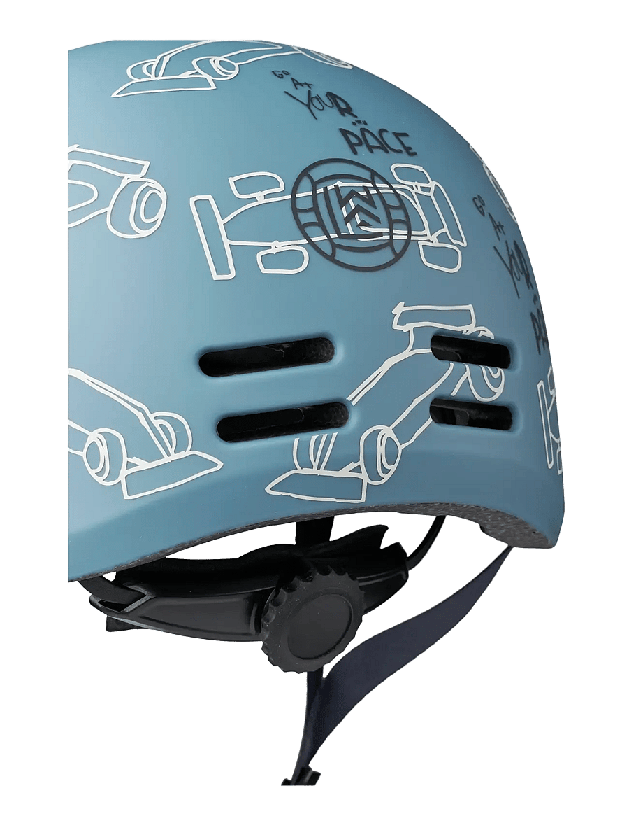 Liewood - Milly Bike Helmet - hjälmar och skydd - race cars / beach blue - 1