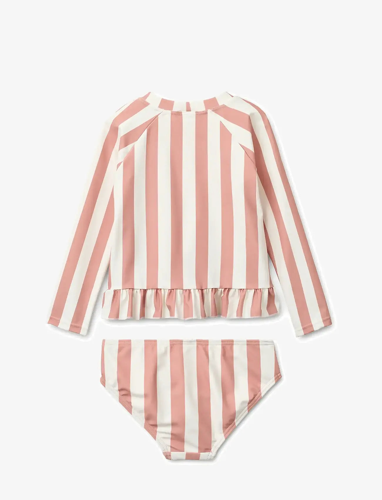 Liewood - Dagny Stripe Swim Set - uv-kaitsega riided - coral blush / creme de la creme stripe - 2