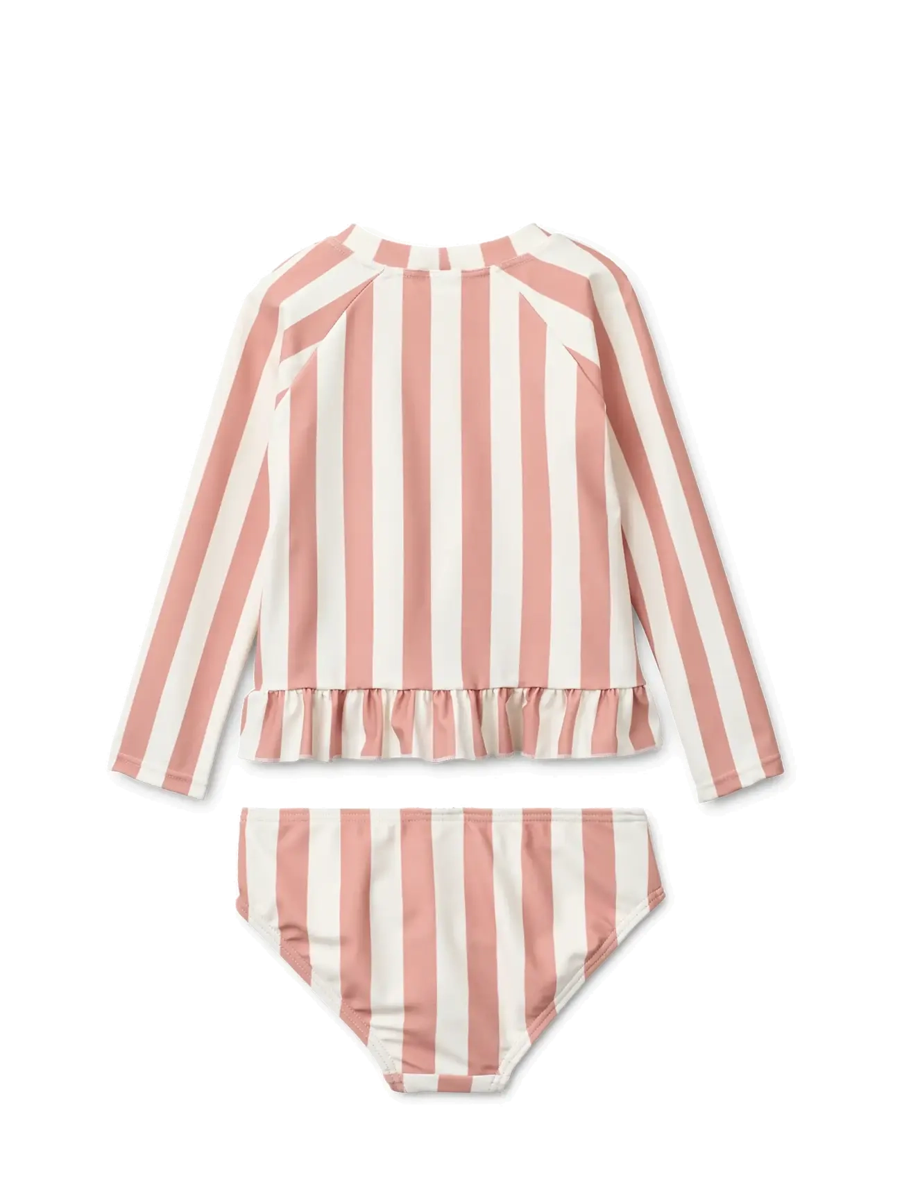 Liewood - Dagny Stripe Swim Set - uv-kaitsega riided - coral blush / creme de la creme stripe - 2