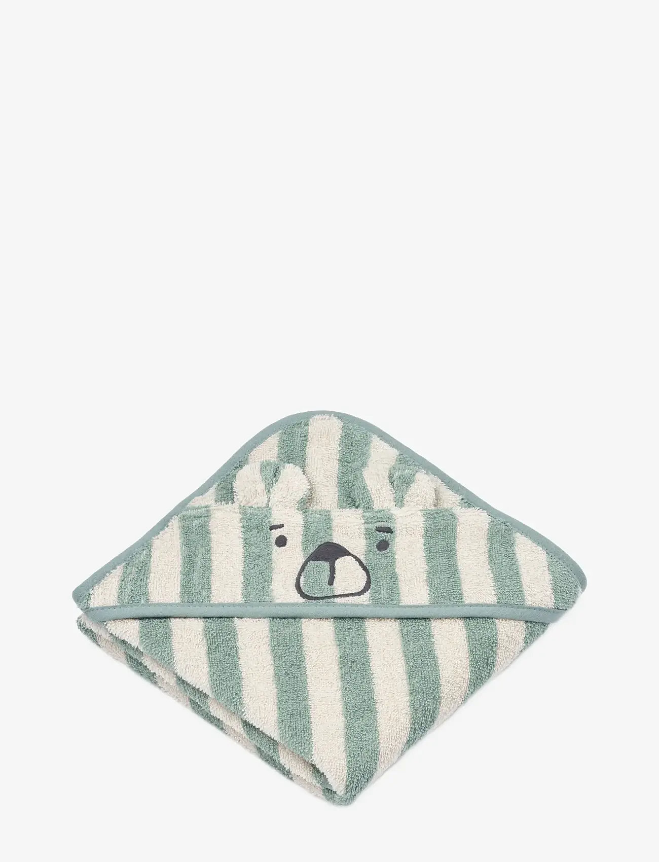Liewood - Albert Hooded Towel - vanni aeg - peppermint / creme de la creme - 0