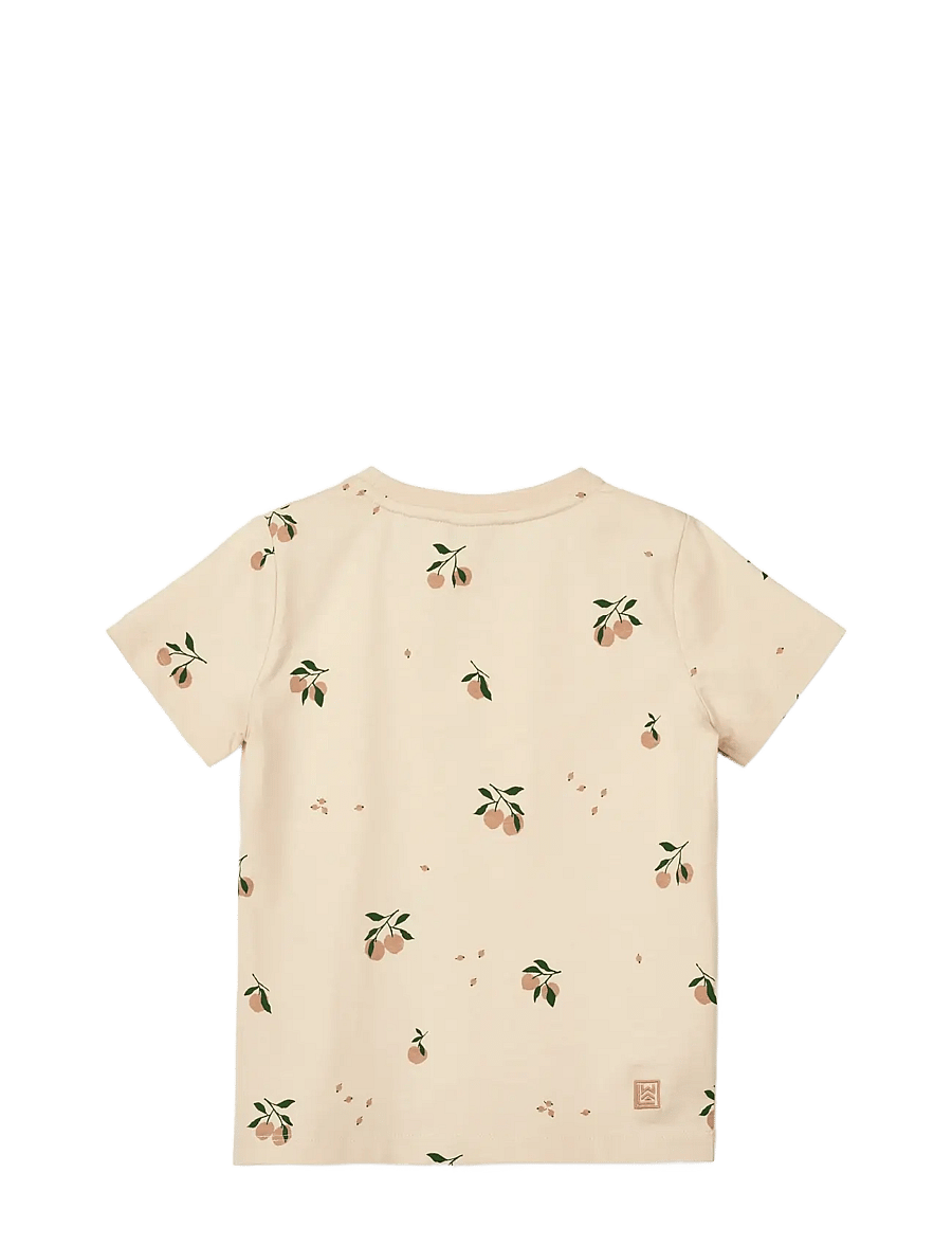 Liewood - Apia Printed Shortsleeve T-shirt - kortærmede - peach / sea shell - 1