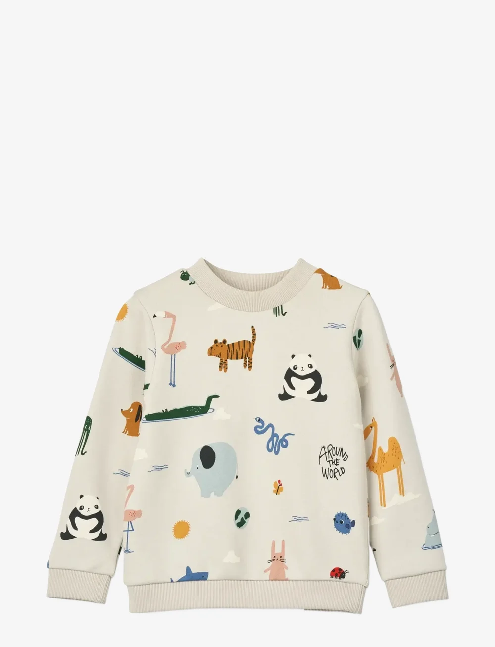 Liewood - Thora Printed Sweatshirt - sweatshirts - around the world / sandy - 1