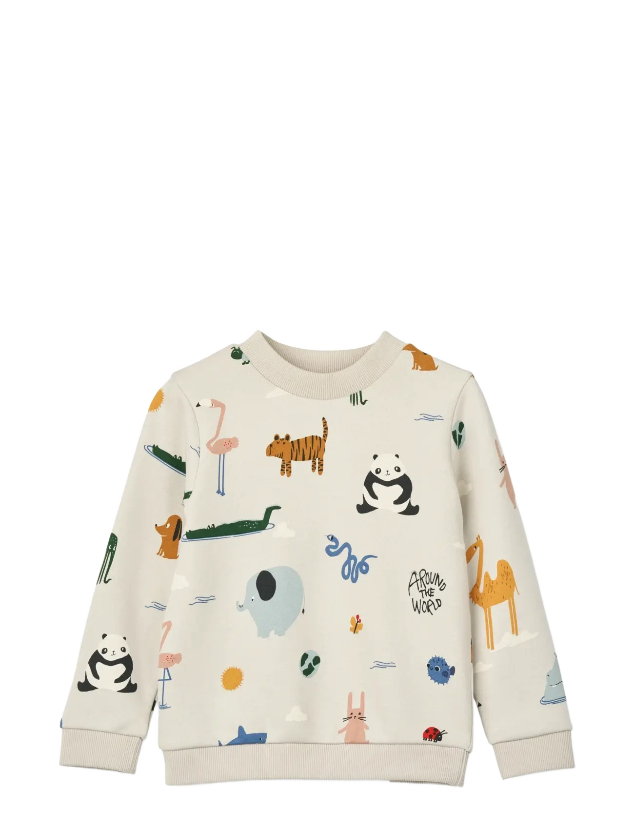 Liewood Thora Printed Sweatshirt - 4 for 3 - AROUND THE WORLD / SANDY / beige