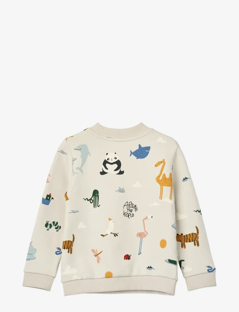 Liewood - Thora Printed Sweatshirt - sweatshirts - around the world / sandy - 2