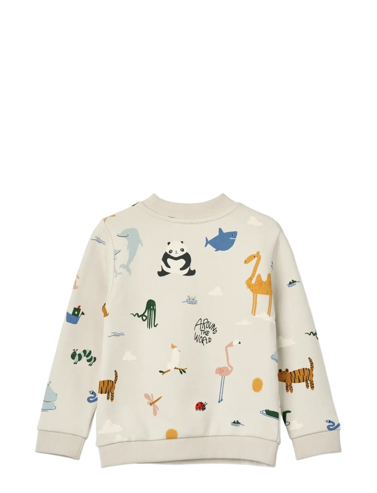 Liewood - Thora Printed Sweatshirt - sweatshirts - around the world / sandy - 2