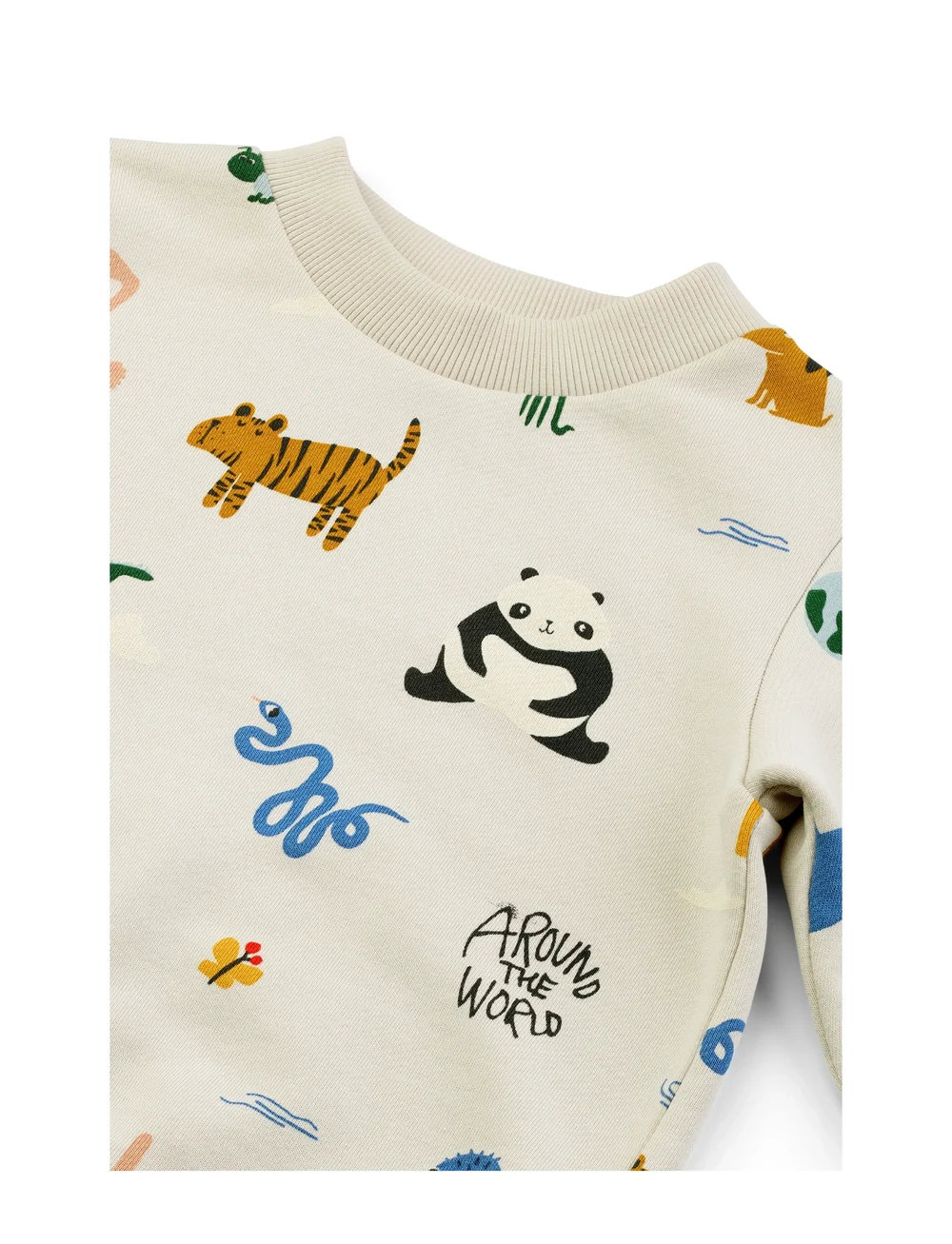 Liewood - Thora Printed Sweatshirt - sweatshirts - around the world / sandy - 5