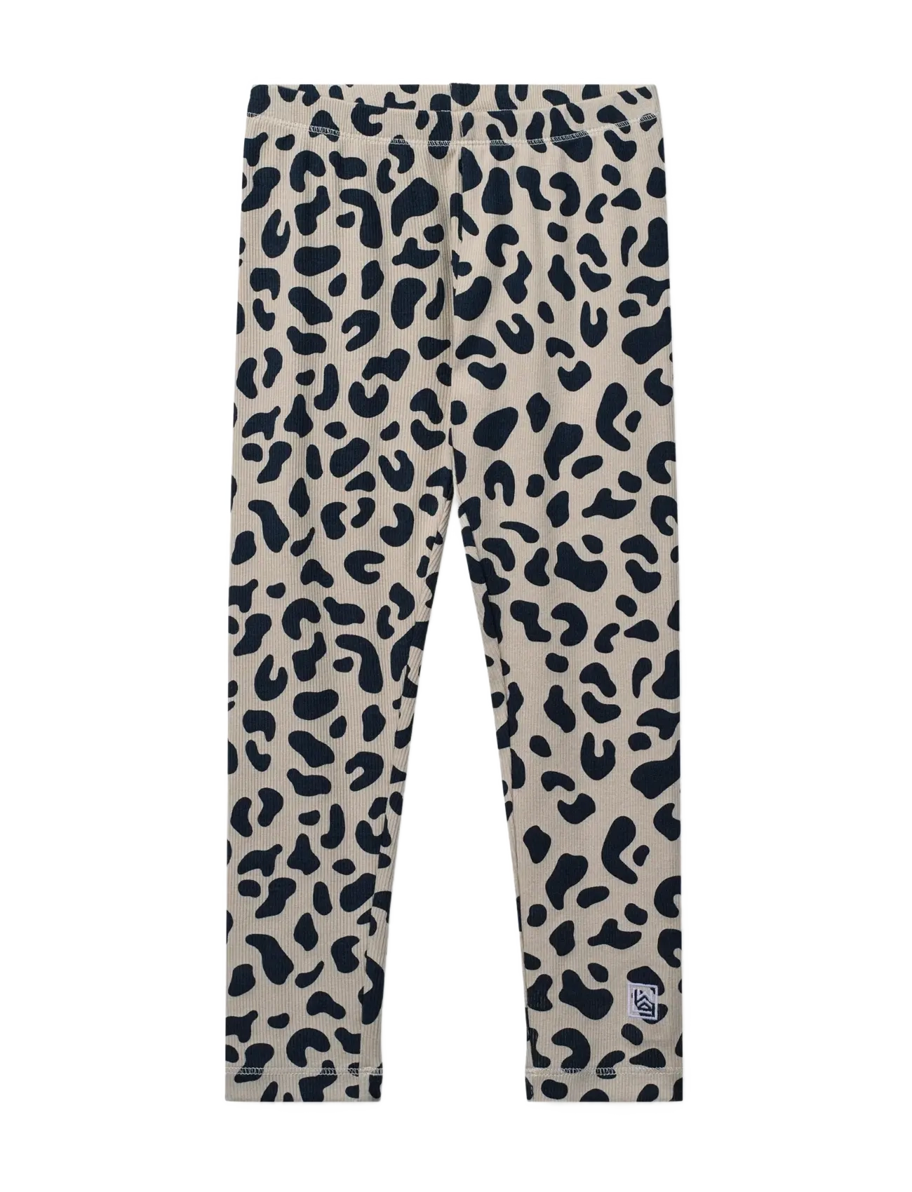 Liewood Marien Printed Rib Leggings - Apakšējais apģērbs - LEO / MIST / cream