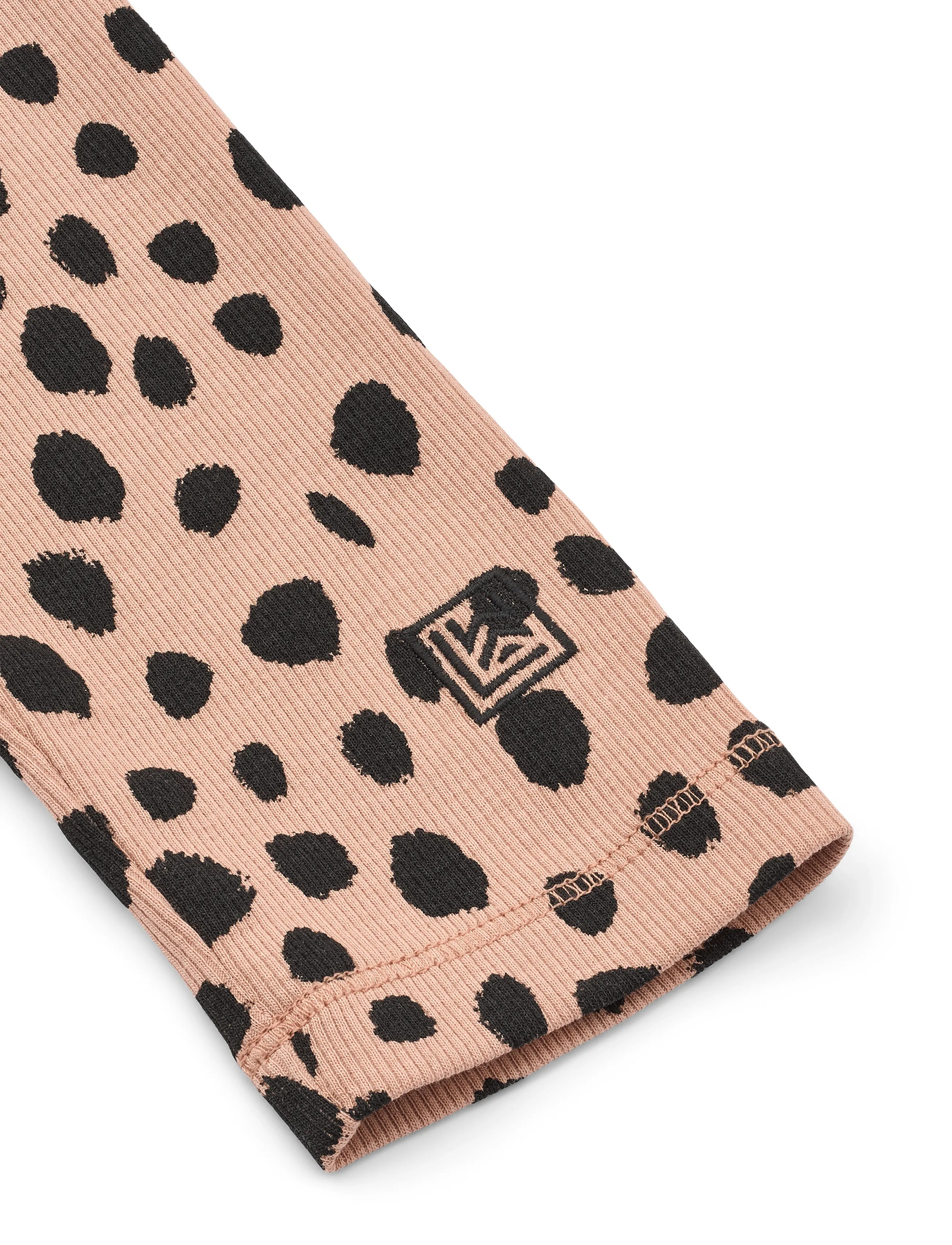 Liewood - Marien Printed Rib Leggings - retuusid - leo spot / pale tuscany - 2