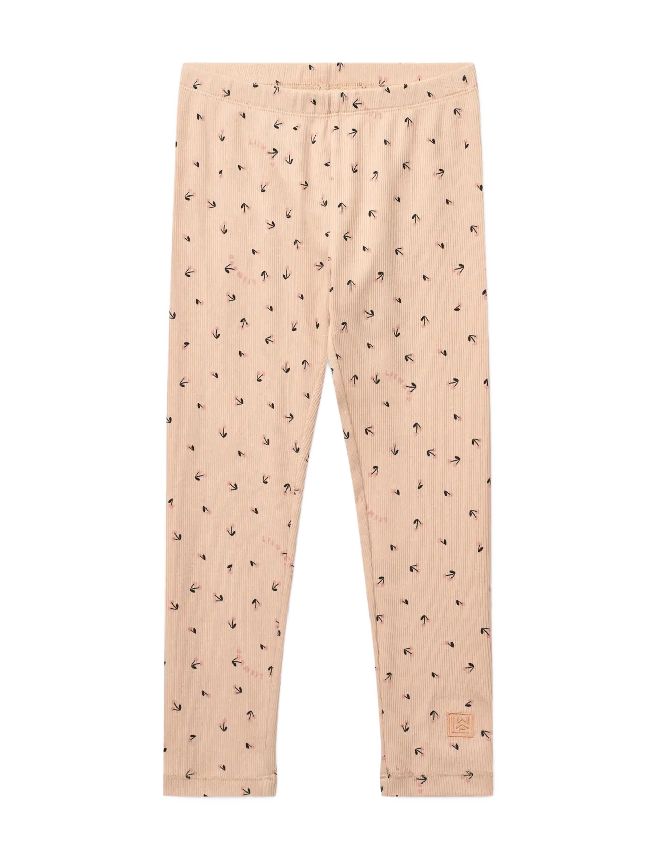 Liewood Marien Printed Rib Leggings - Leggings - MINI CHERRY HEART / ROSEY / pink/rose