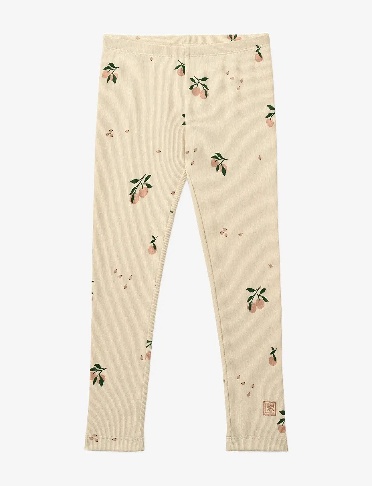 Liewood - Marien Printed Rib Leggings - leggings - peach / sea shell - 0