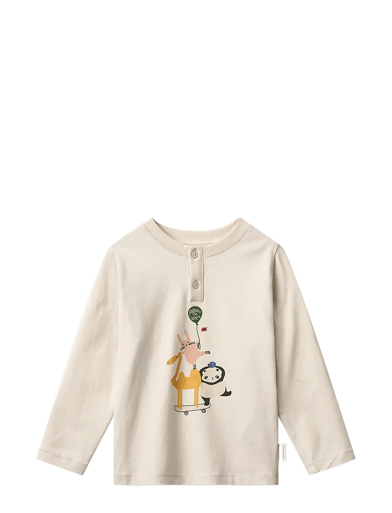 Liewood - Wilhelm Printed Pyjamas Set - pyjamasset - around the world / sandy - 1