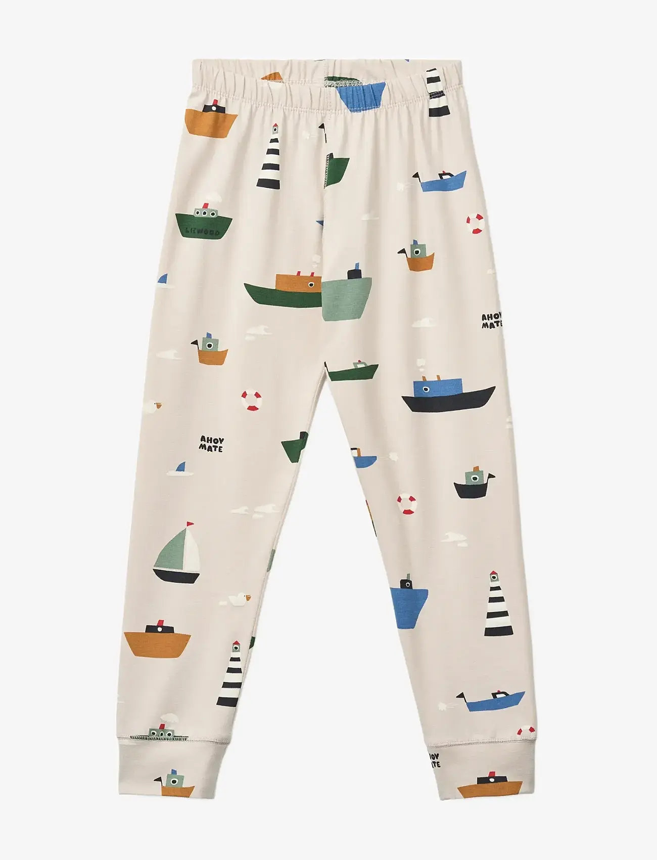 Liewood - Wilhelm Printed Pyjamas Set - pyjama-sets - sailing / sandy - 2