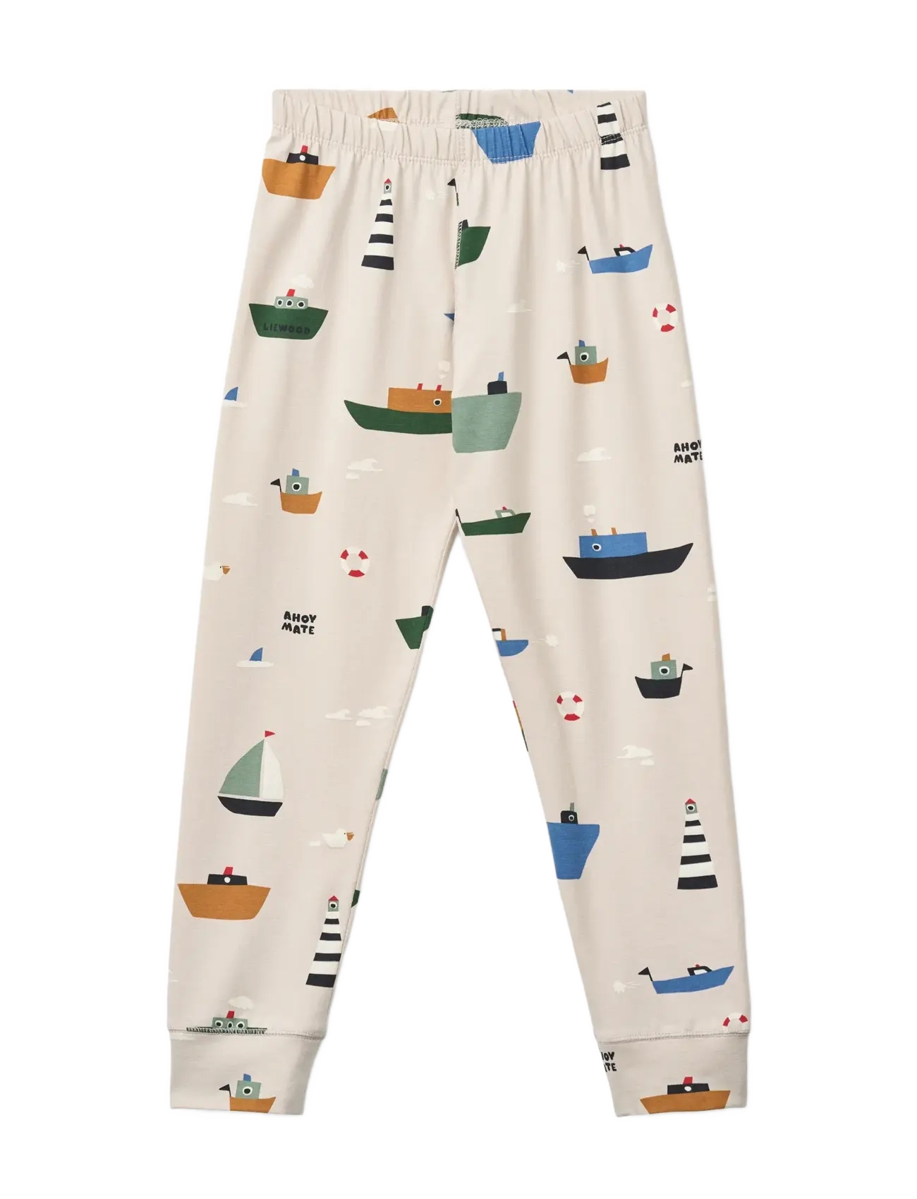 Liewood - Wilhelm Printed Pyjamas Set - pyjama-sets - sailing / sandy - 2