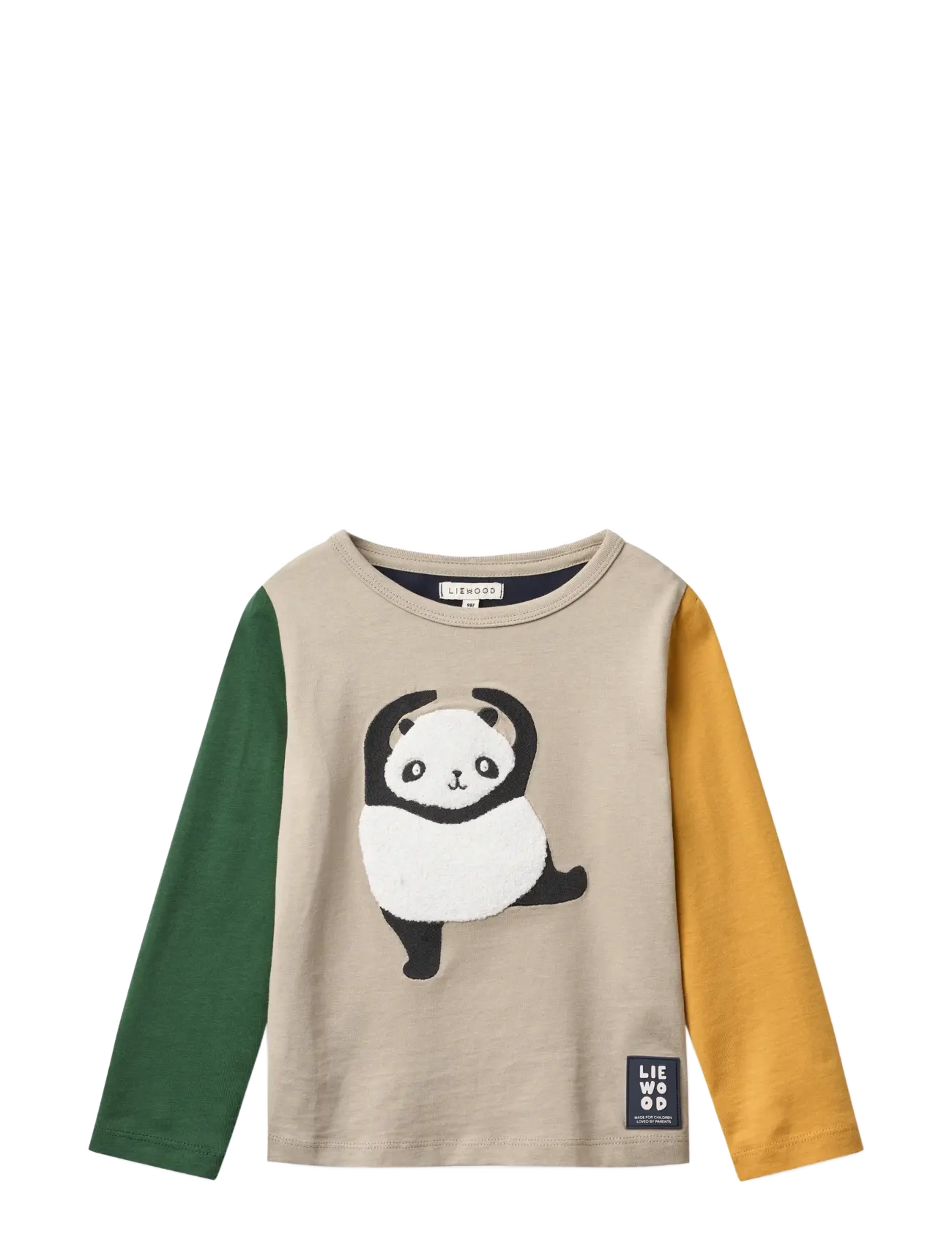 Liewood Apia Placement Longsleeve T-shirt - Liewood - PANDA / MIST / CLASSIC NAVY MULTI MIX / beige