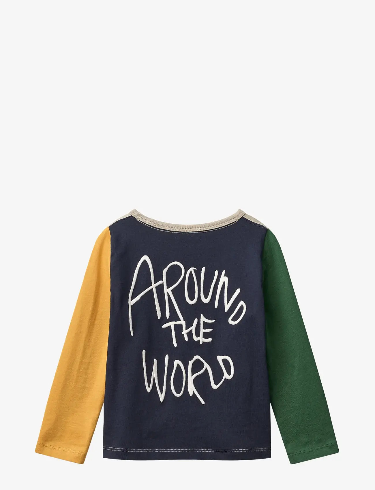 Liewood - Apia Placement Longsleeve T-shirt - langärmelige - panda / mist / classic navy multi mix - 1