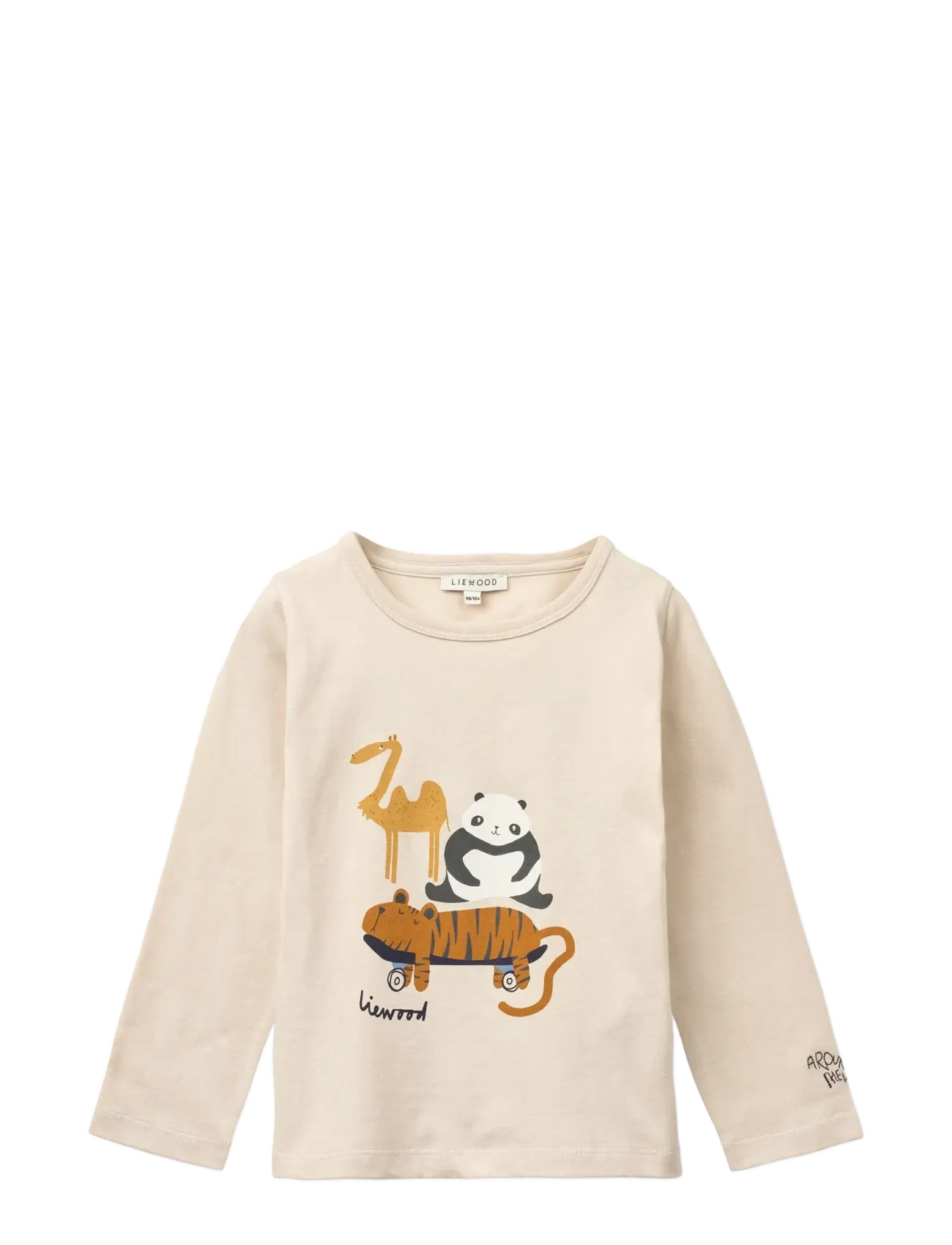 LIEWOOD Apia Placement Longsleeve T-Shirt Cream - 110/116 - Kinder