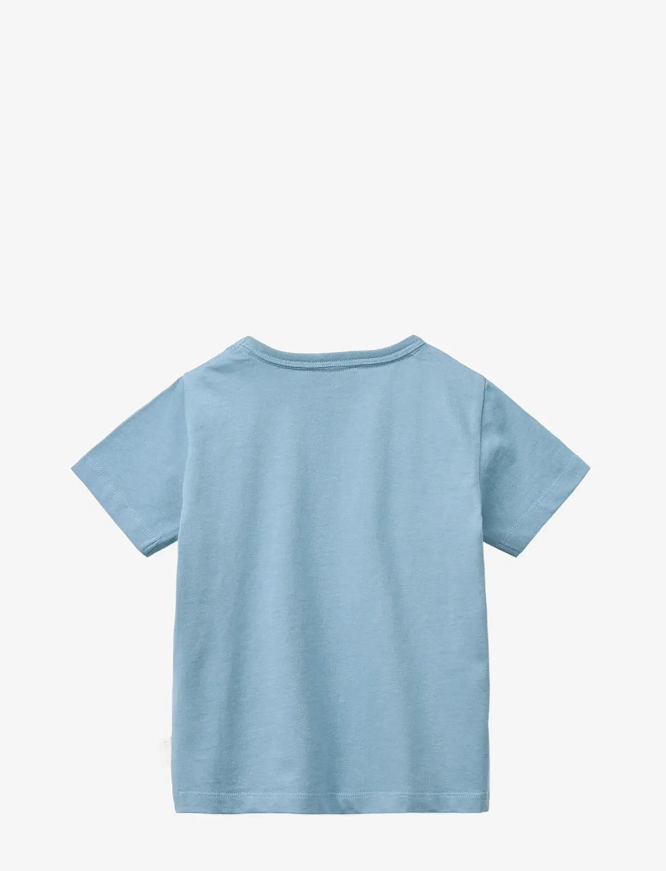 Liewood - Apia Placement Shortsleeve T-shirt - lühikeste varrukatega t-särgid - tiger / beach blue - 2