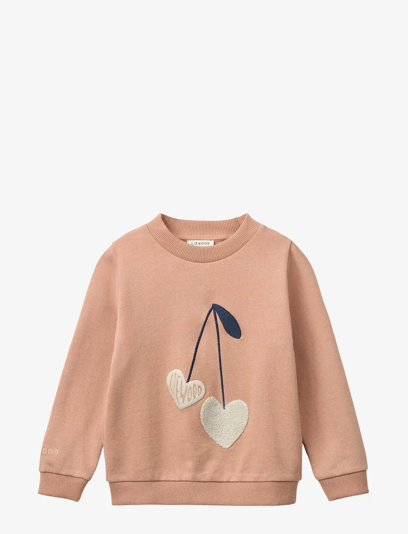 Liewood - Thora Placement Sweatshirt - sweatshirts - sweethearts / pale tuscany - 1