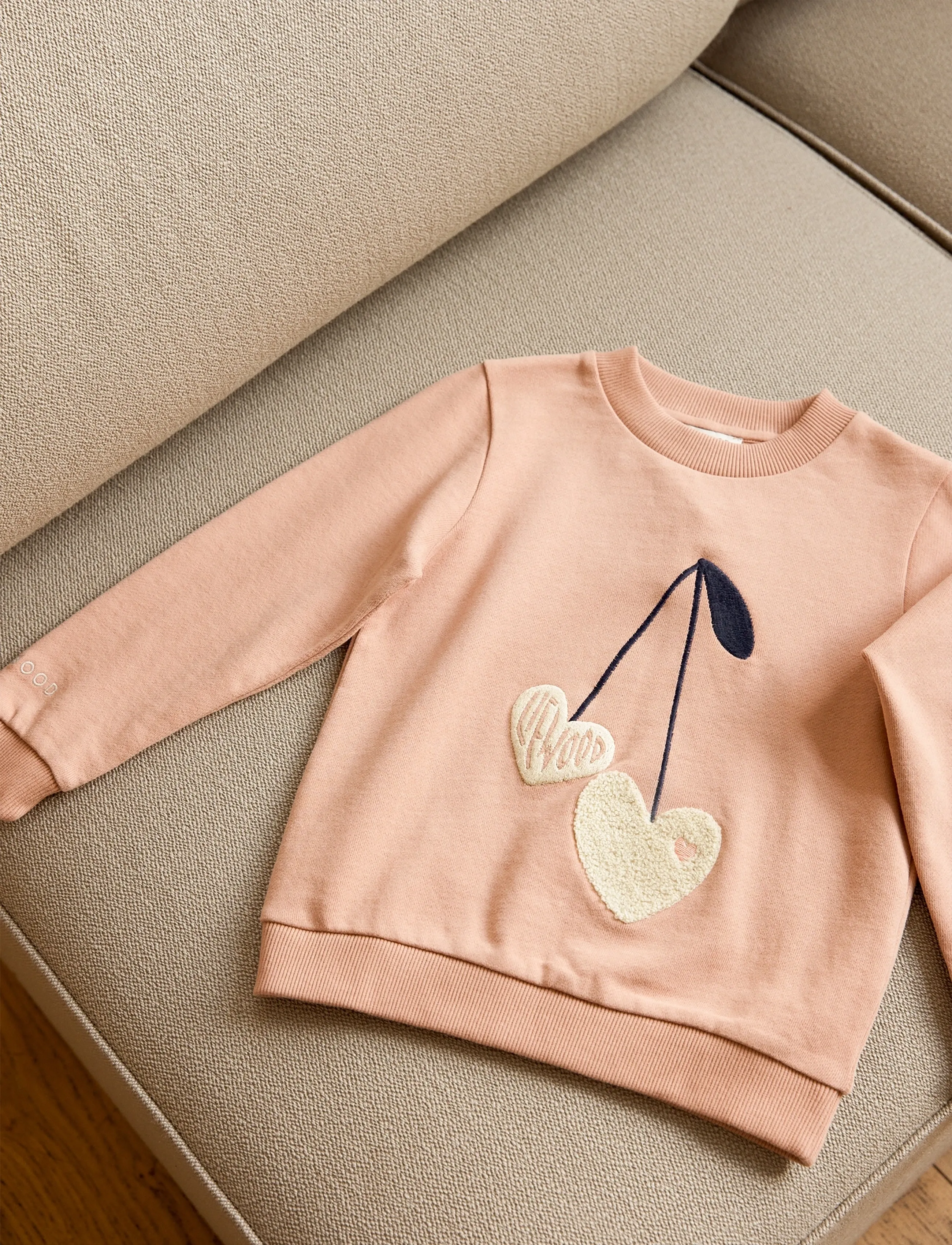 Liewood Thora Placement Sweatshirt - Sweatshirts - SWEETHEARTS / PALE TUSCANY / pink/rose