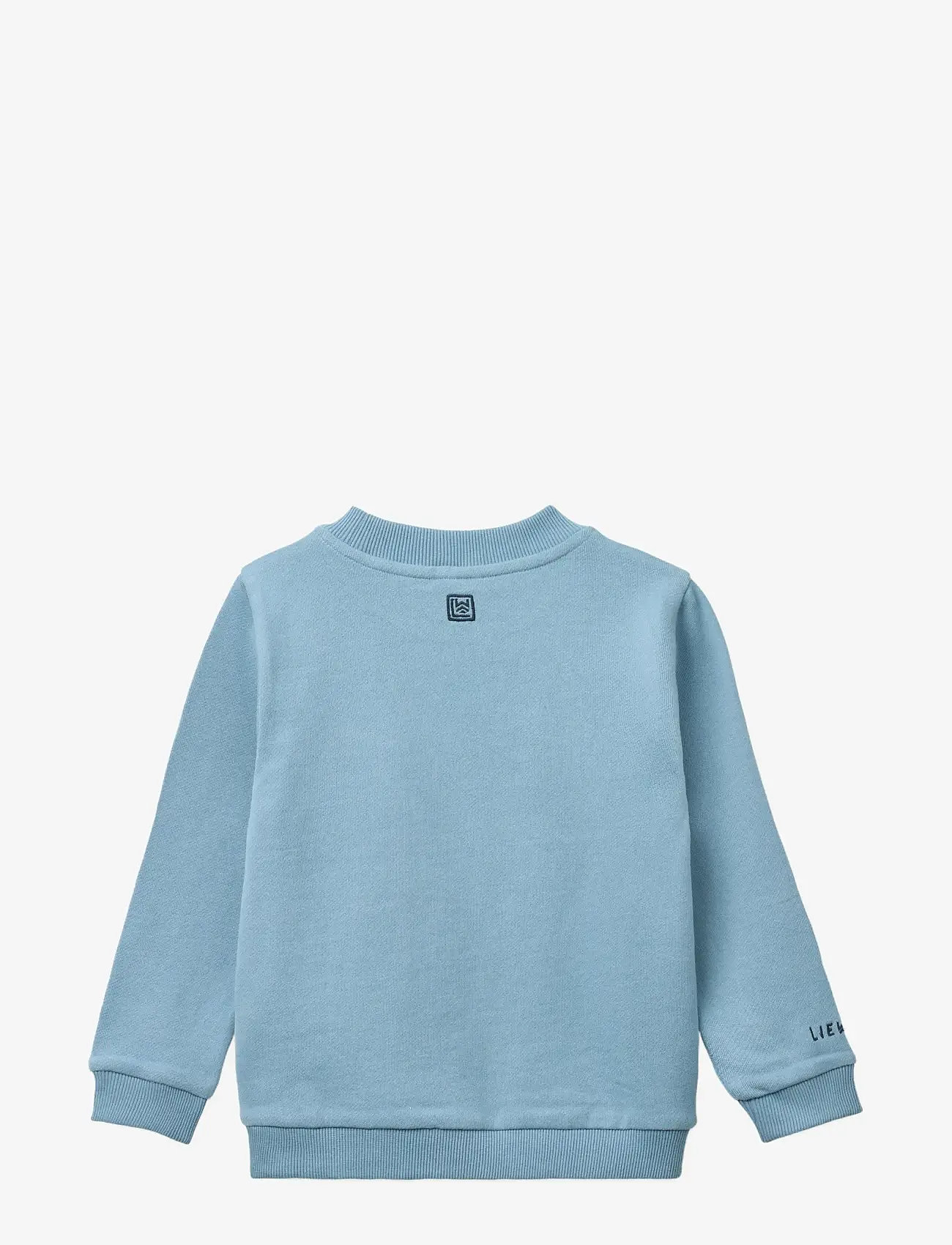 Liewood - Thora Placement Sweatshirt - sweatshirts - tiger / beach blue - 2