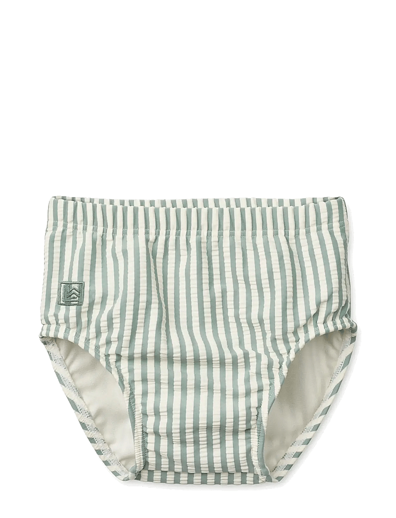 Liewood - Anthony Baby Seersucker Swim Pants - schwimmwindeln - peppermint / sandy - 0