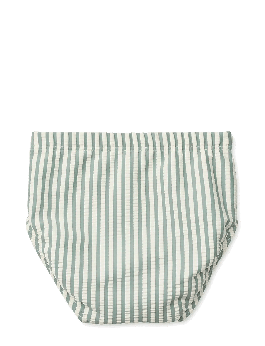 Liewood - Anthony Baby Seersucker Swim Pants - blebadebukser - peppermint / sandy - 1