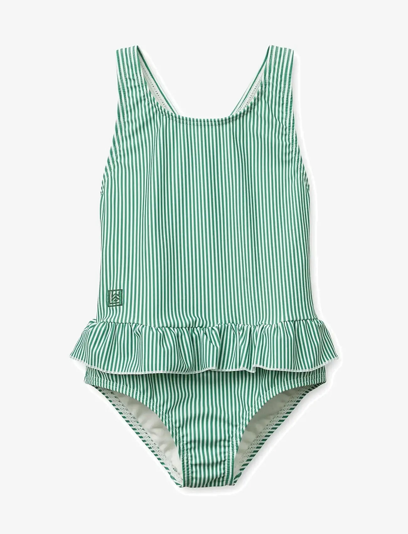 Liewood - Amara Stripe Swimsuit - uv-tøj - bright garden / creme de la creme - 1