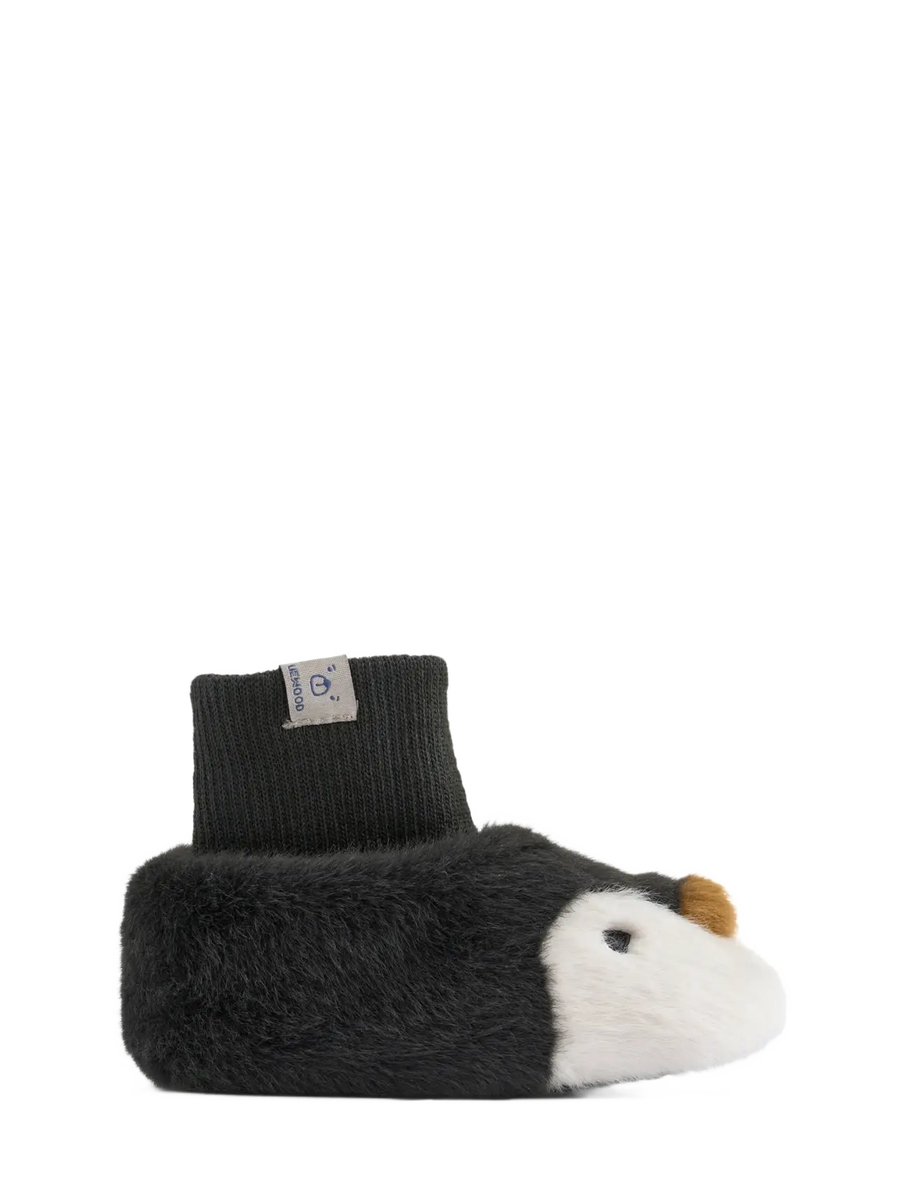 Liewood - Beth Penguin Plush Slippers - hausschuhe - sandy / dark grey - 2
