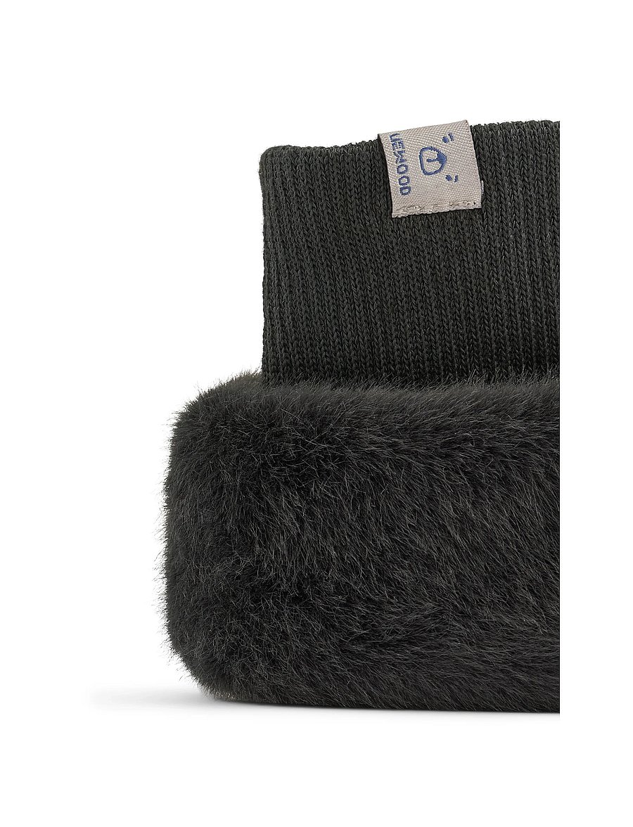 Liewood - Beth Penguin Plush Slippers - hausschuhe - sandy / dark grey - 4