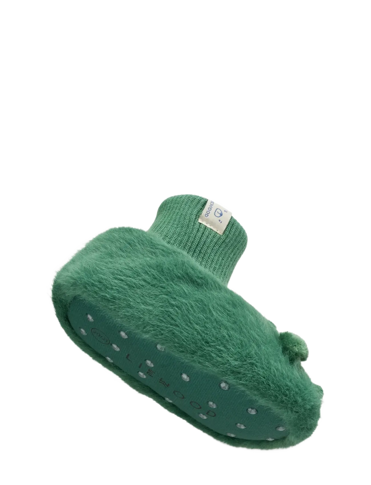 Liewood - Beth Crocodile Plush Slippers - hausschuhe - garden green - 1