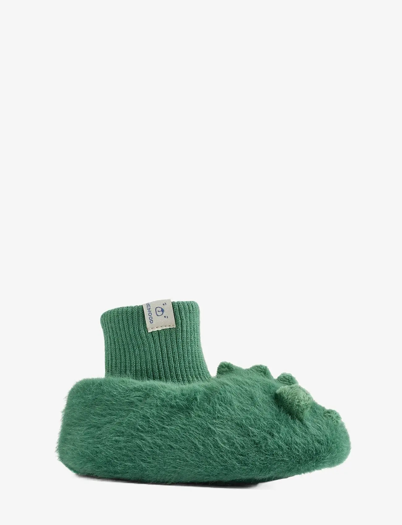 Liewood - Beth Crocodile Plush Slippers - inneskor - garden green - 2