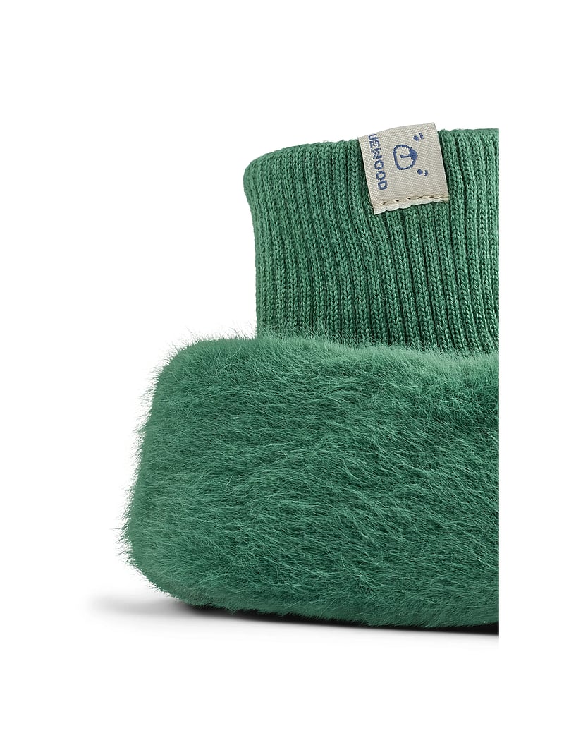 Liewood - Beth Crocodile Plush Slippers - inneskor - garden green - 4