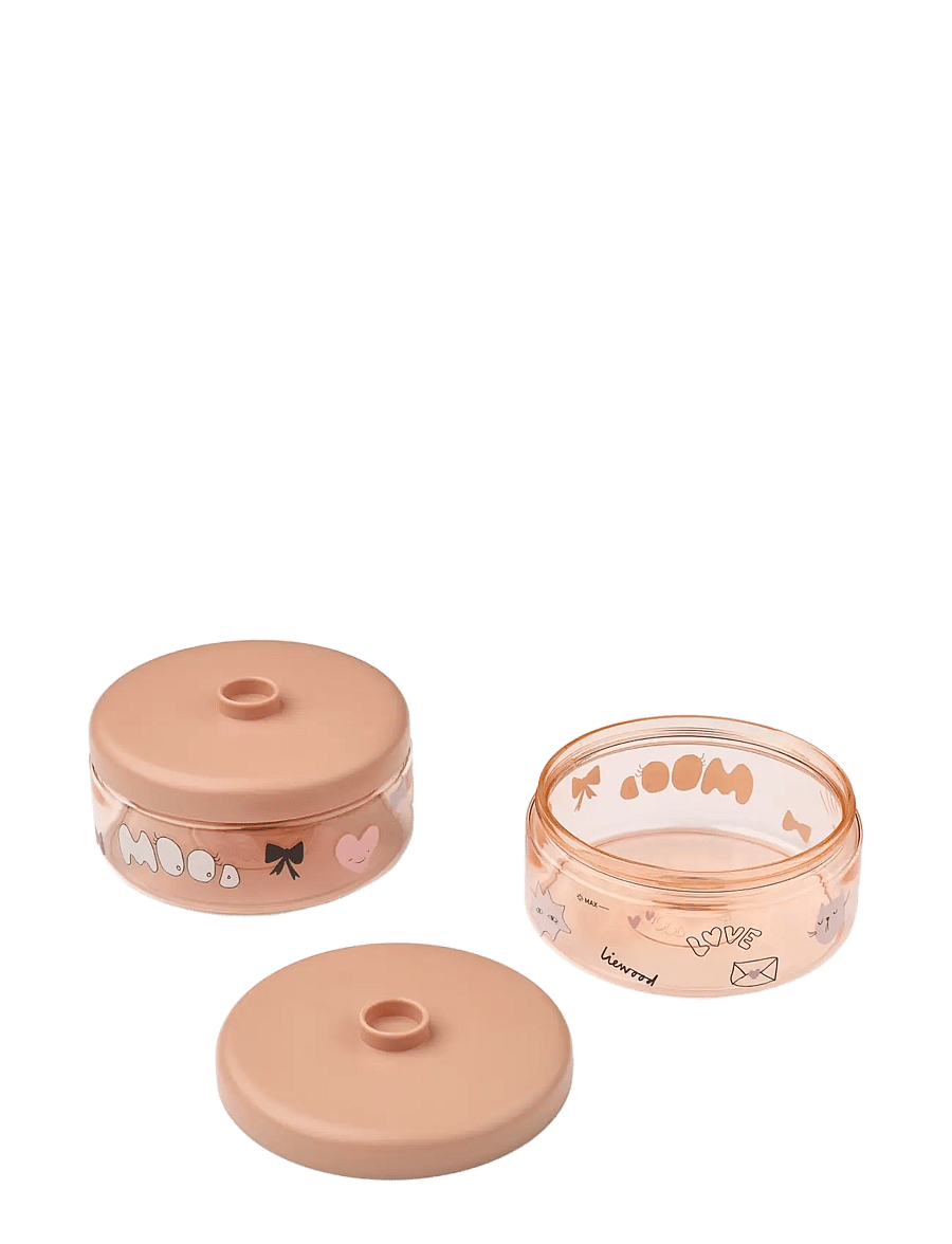 Liewood - Dominique Food Tritan Boxes 500 ml 2-Pack - boîtes à lunch - mood / pale tuscany - 0