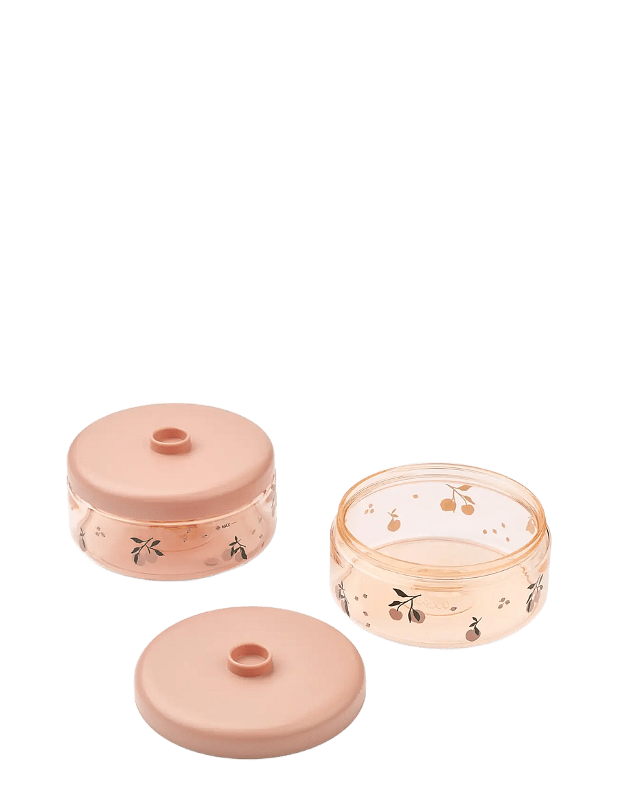 Liewood - Dominique Food Tritan Boxes 500 ml 2-Pack - madkasser - peach / sea shell - 1