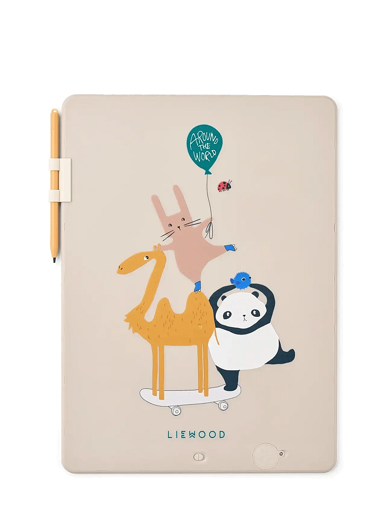 Liewood - Zora Magic Drawing Board 13,5 inches - tegnetavler - around the world / sandy - 1