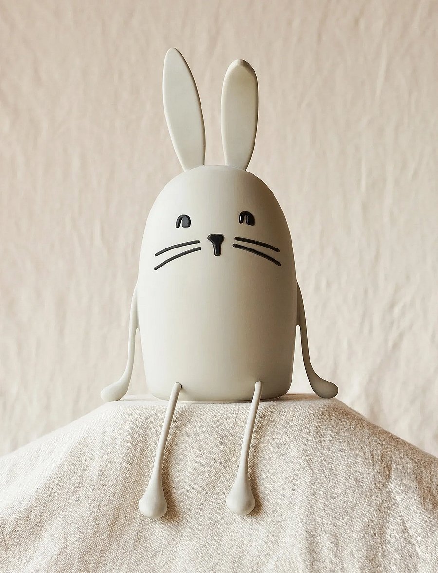 Liewood - Evex Rabbit Night Light - nachtlampen - sandy - 0