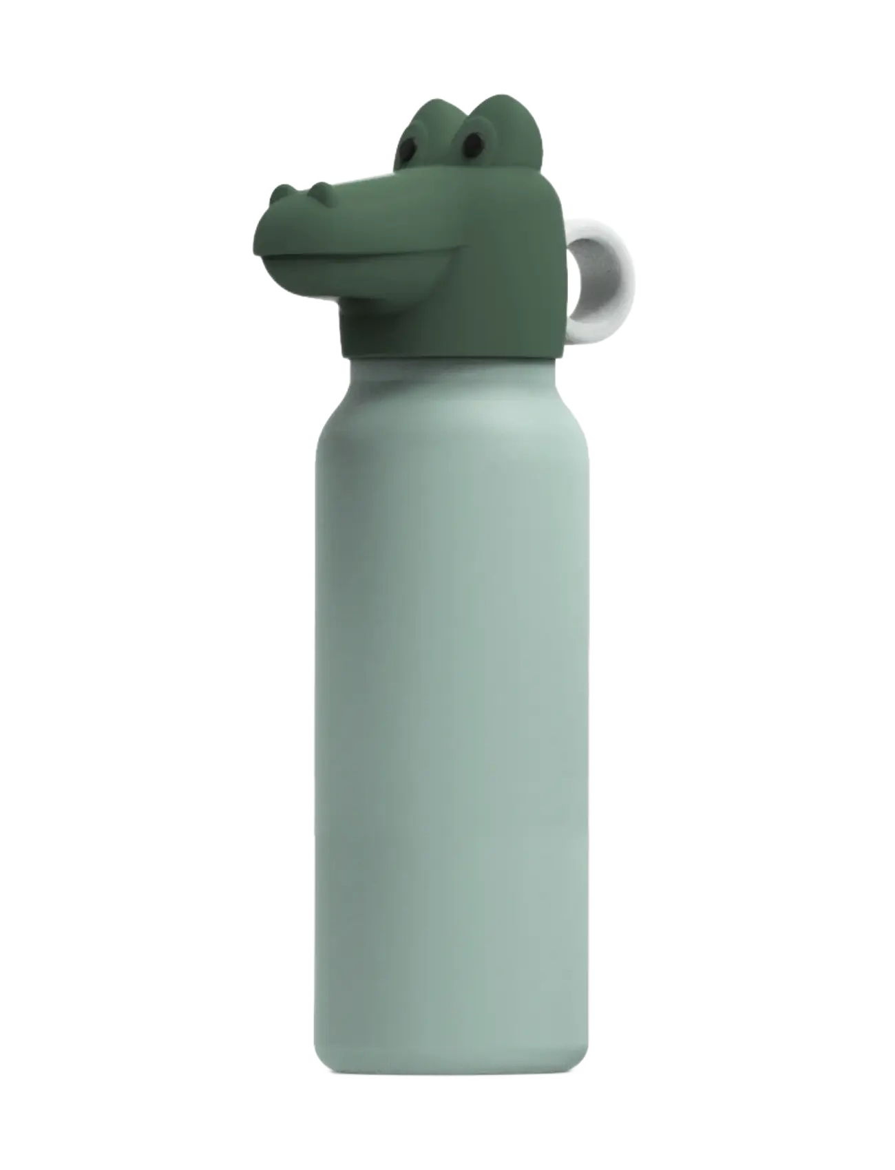Liewood - Falk Water Bottle w Crocodile Lid 350 ml - wasserflaschen - peppermint / garden green - 0