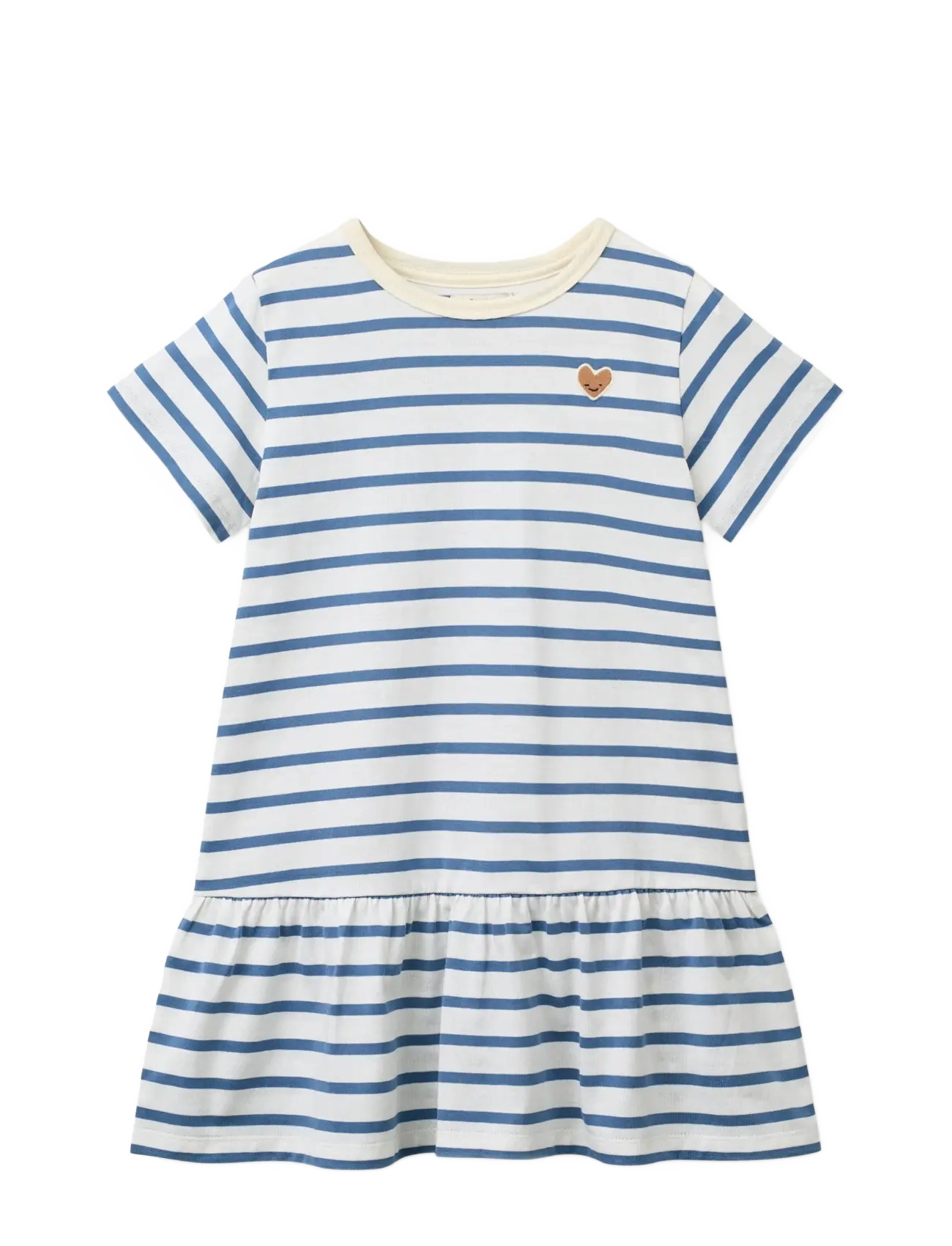 Liewood Madden Stripe Dress - Kortærmede hverdagskjoler - RIVERSIDE / CREME DE LA CREME / blue