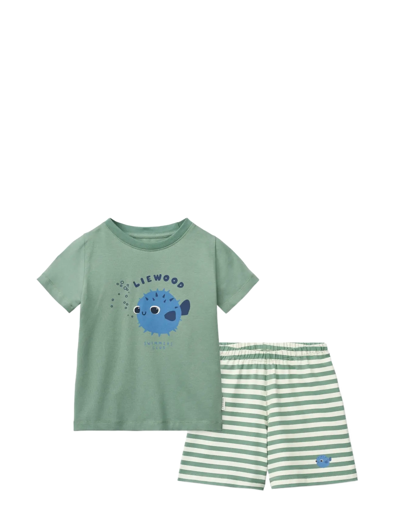 Liewood Ilford Placement Set - Kleidung - PUFFERFISH / PEPPERMINT / MIX / green