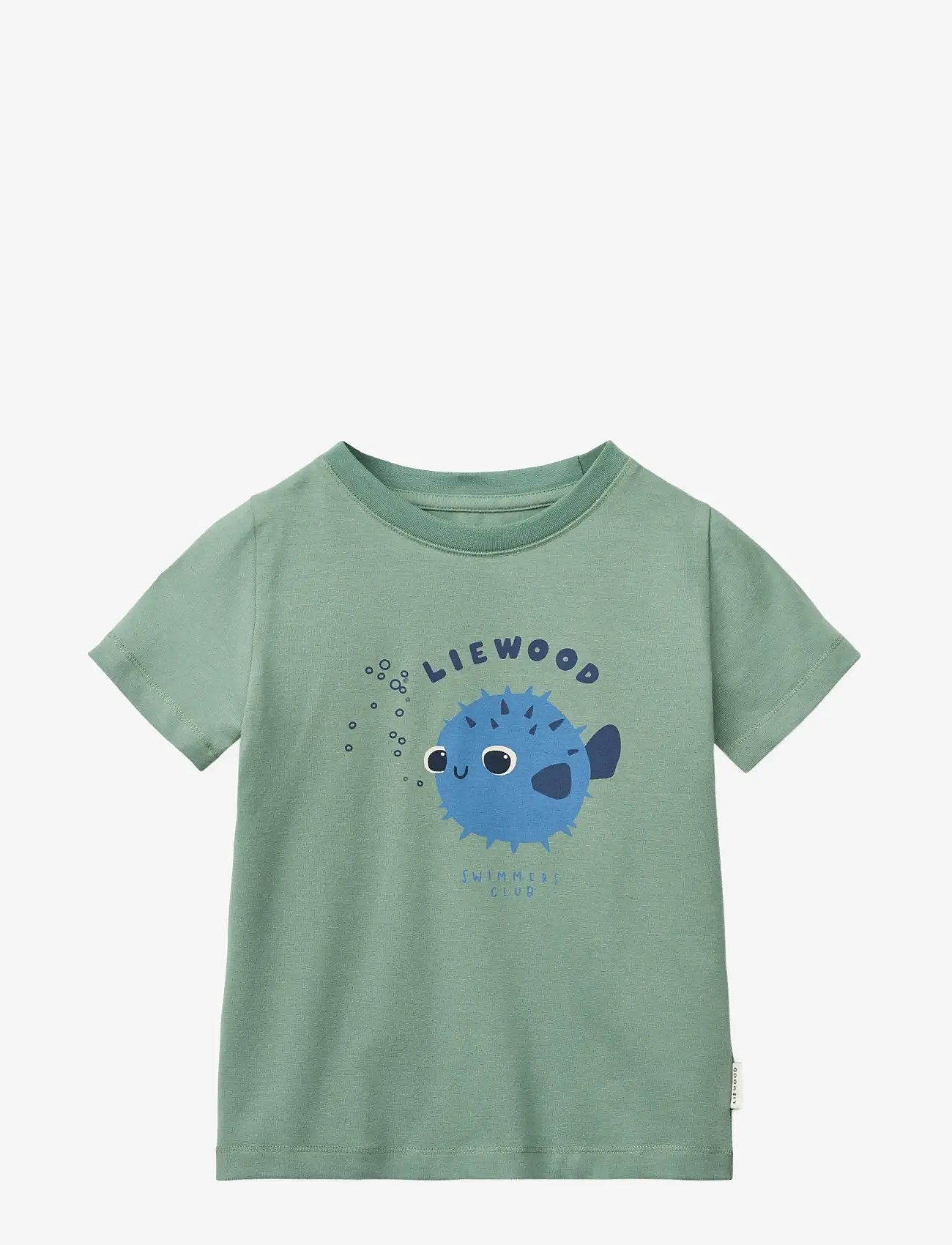 Liewood - Ilford Placement Set - sæt med kortærmet t-shirt - pufferfish / peppermint / mix - 1