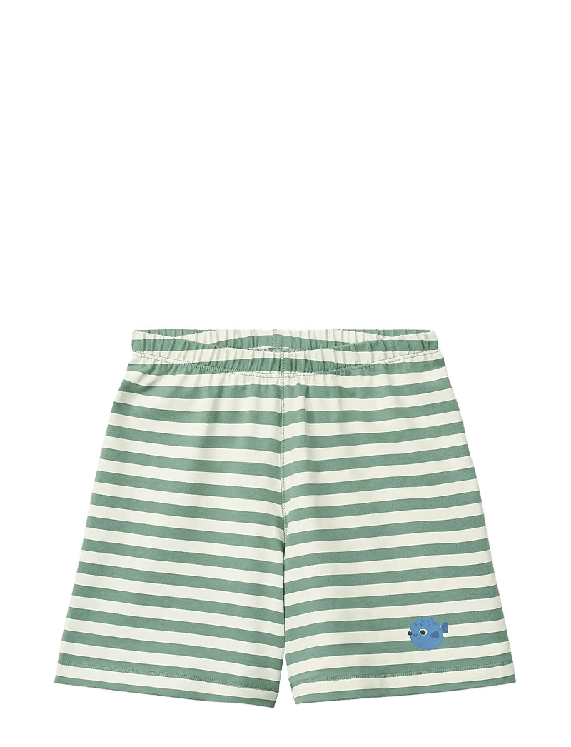Liewood - Ilford Placement Set - sæt med kortærmet t-shirt - pufferfish / peppermint / mix - 2