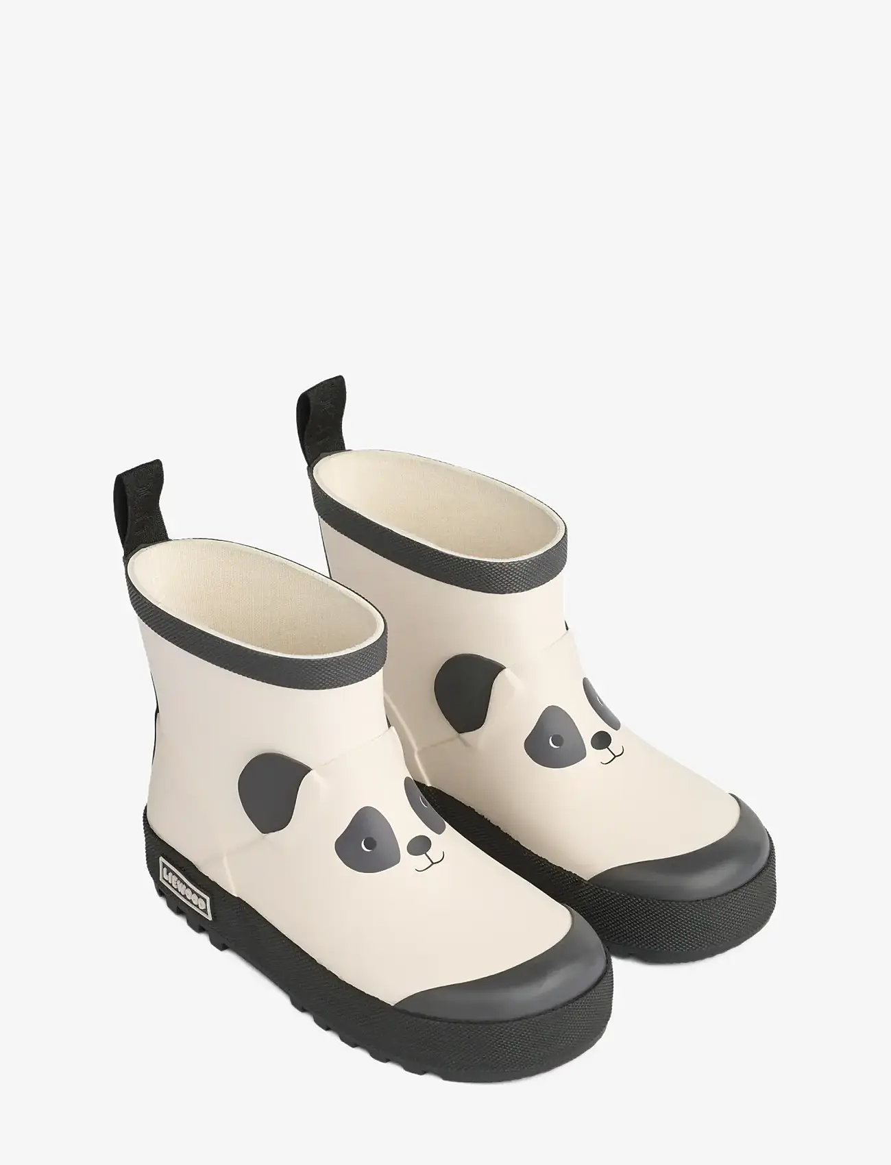 Liewood - Tekla Panda Rainboot - gefütterte gummistiefel - sandy / dark grey - 0