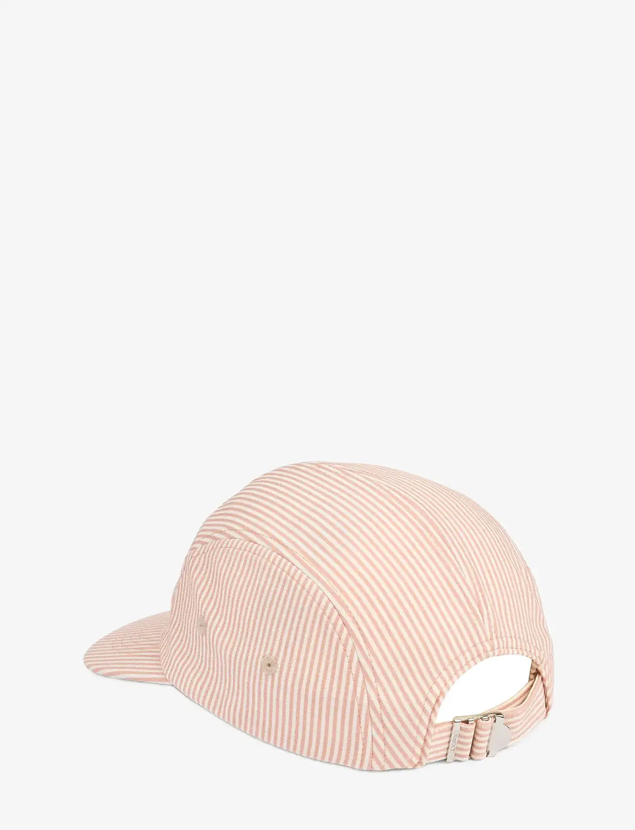 Liewood - Rory Seersucker Cap - caps - y/d stripe pale tuscany / creme de la creme - 1