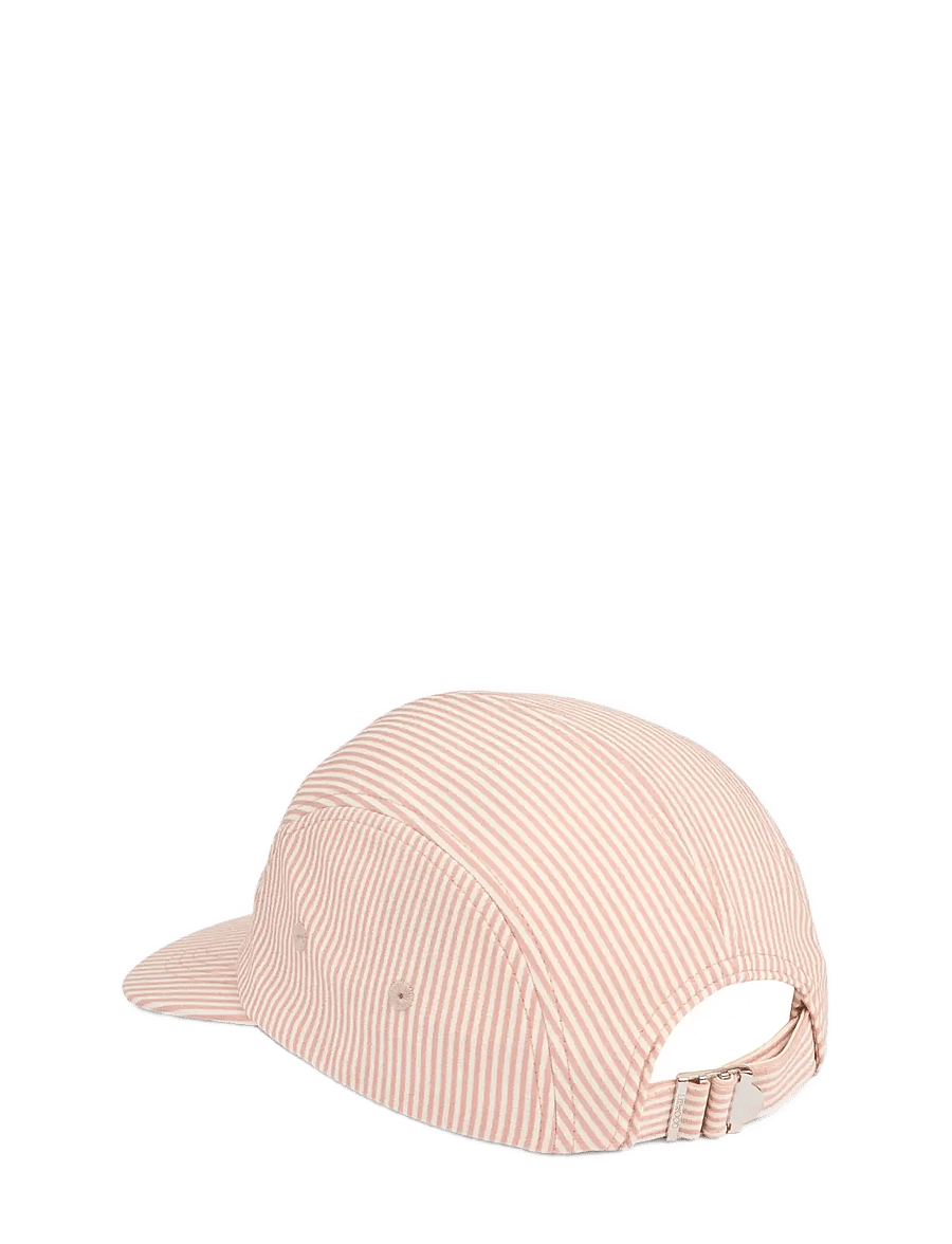 Liewood - Rory Seersucker Cap - caps - y/d stripe pale tuscany / creme de la creme - 1