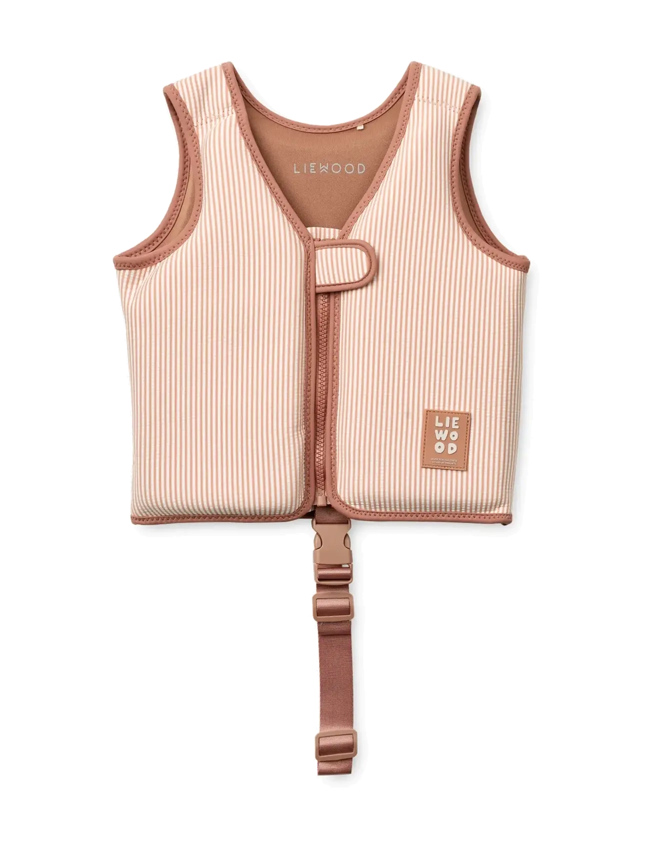 Liewood Dove Seersucker Swim Vest - Inspiration - Y/D STRIPE PALE TUSCANY / CREME DE LA CREME / cream
