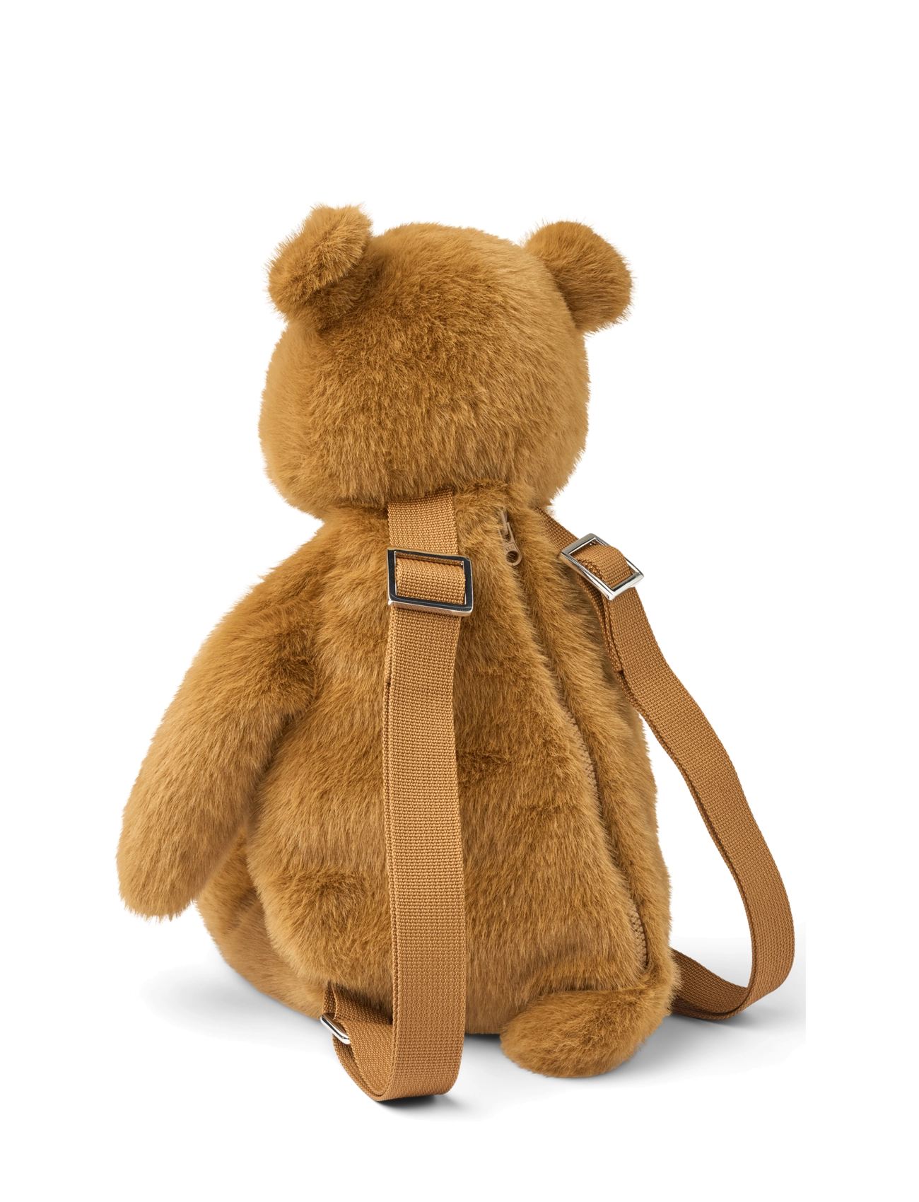 Liewood - Dayana Plush Bear Backpack - rygsække - golden caramel - 1