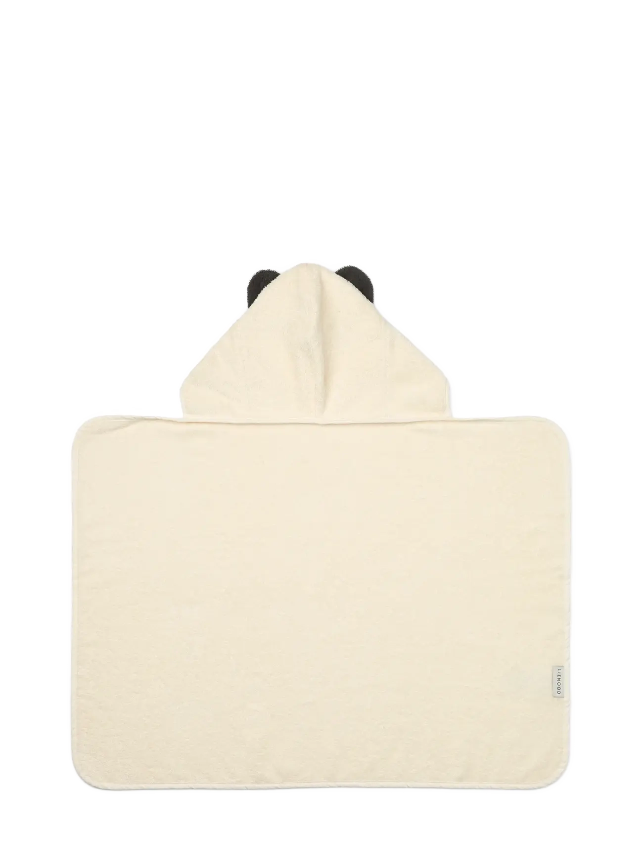 Liewood - Vilas Panda Baby Hooded Towel - badekåber - creme de la creme - 1